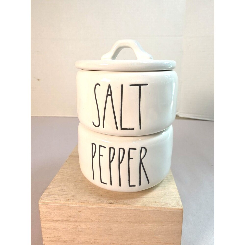 Rae Dunn Artisan Collection Salt & Pepper Cellars w/ Lid by Magenta Farmhouse